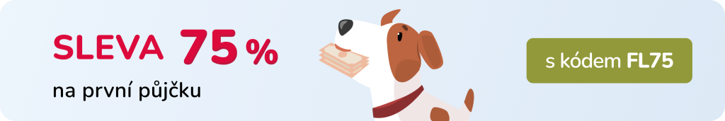 Informace k akci pro nové zákazníky: sleva 75 % na první půjčku